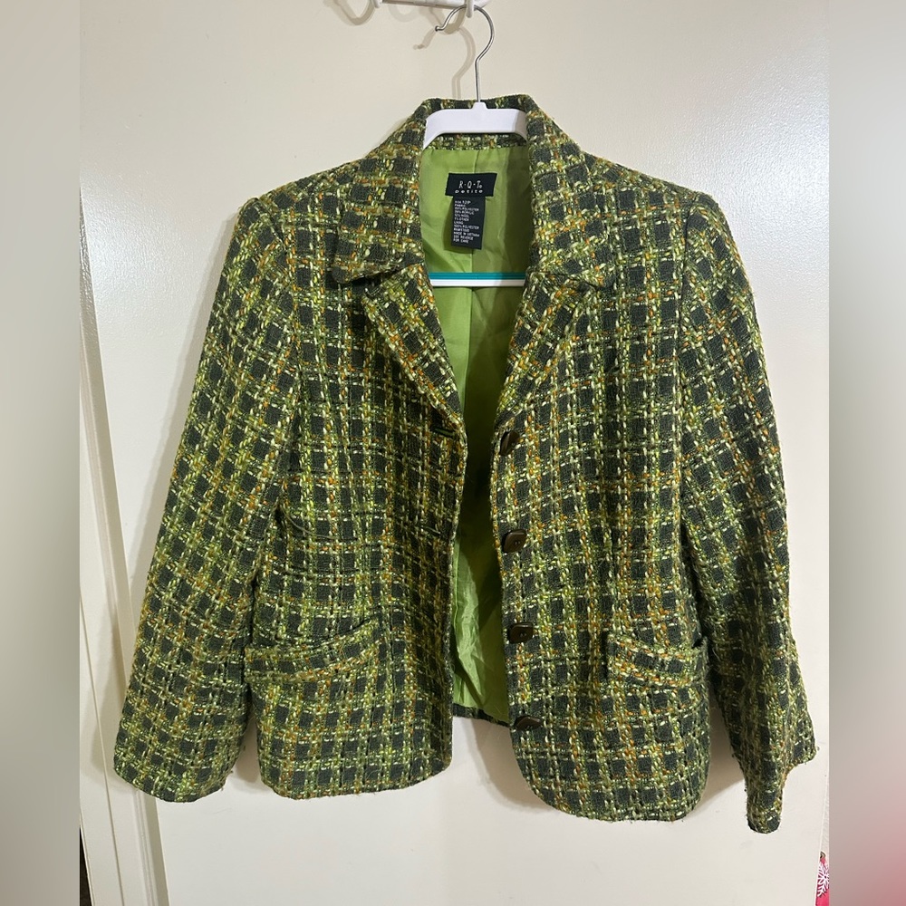 70s color blazer